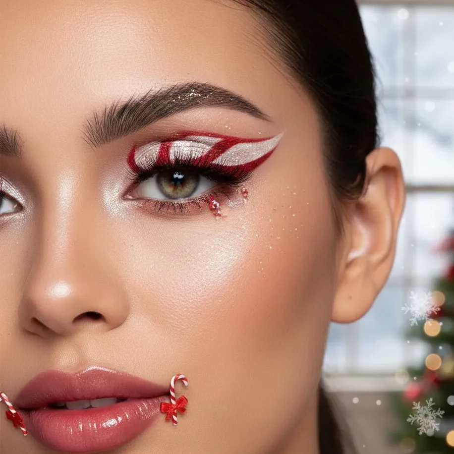 Candy Cane Eyeliner Candy Cane Eyeliner
