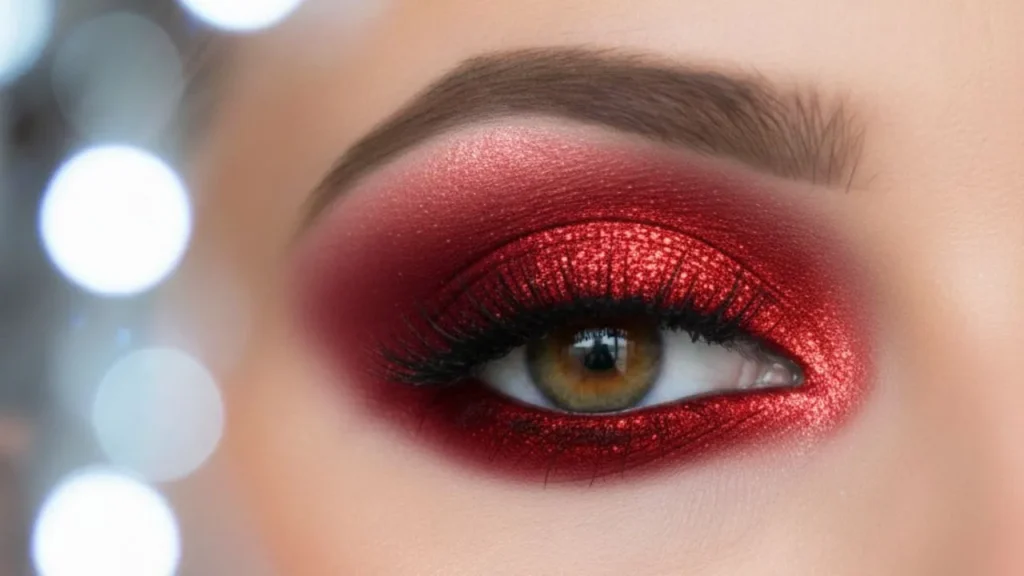 Red Glitter Lids Red Glitter Lids