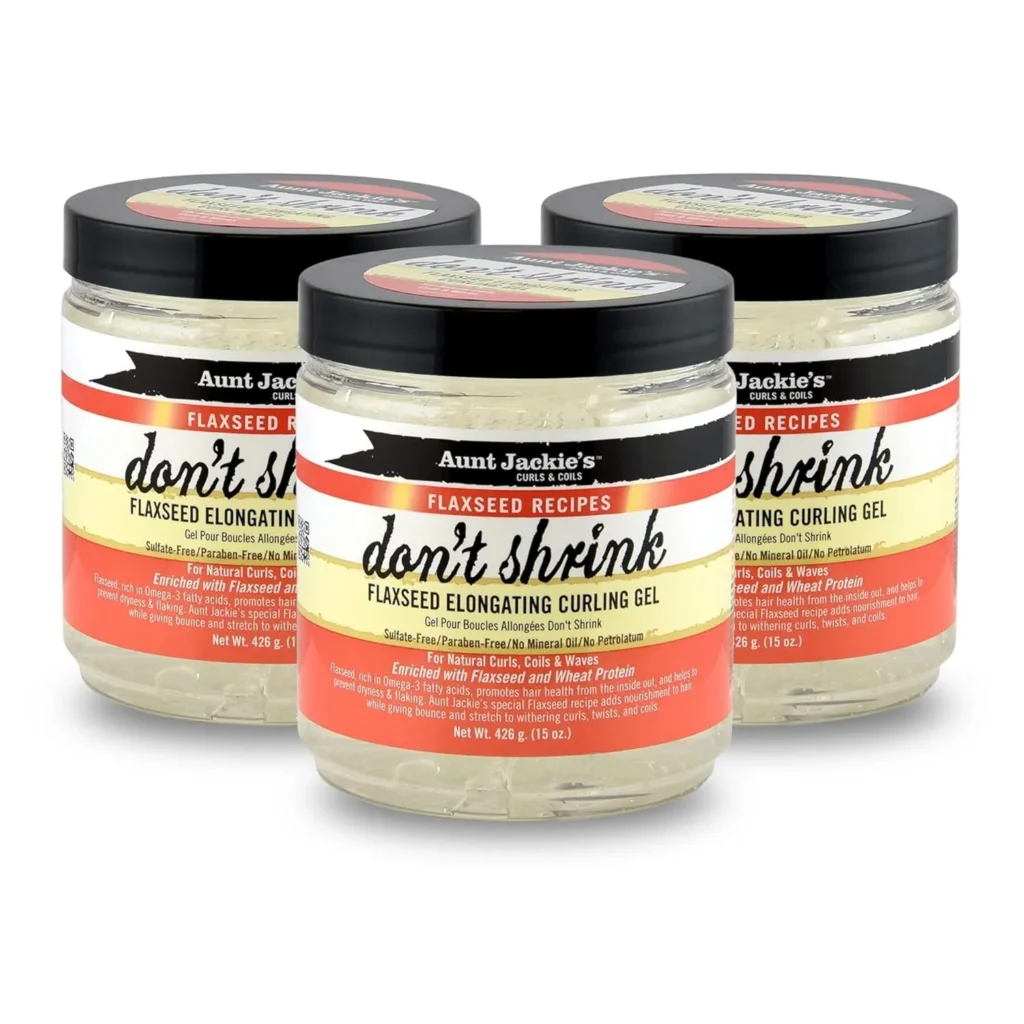 Aunt Jackie's Flaxseed Recipes Don't Shrink Flaxseed Elongating Curling Gel